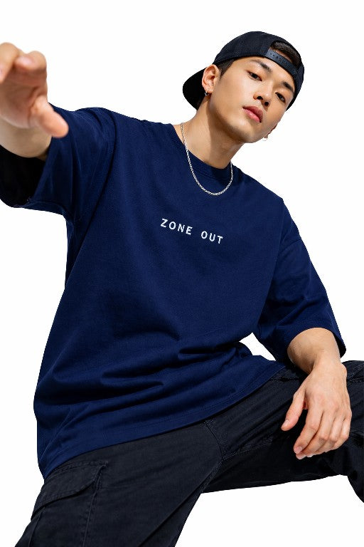 001 ZONEOUT DESIGN OVERSIZED T SHIRT BY ATHEOS X BLACKOUT POLLACHI