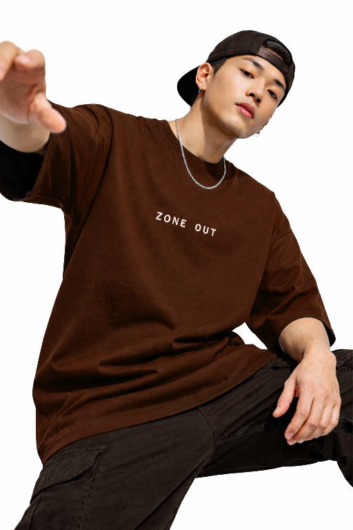 001 ZONEOUT DESIGN OVERSIZED T SHIRT BY ATHEOS X BLACKOUT POLLACHI