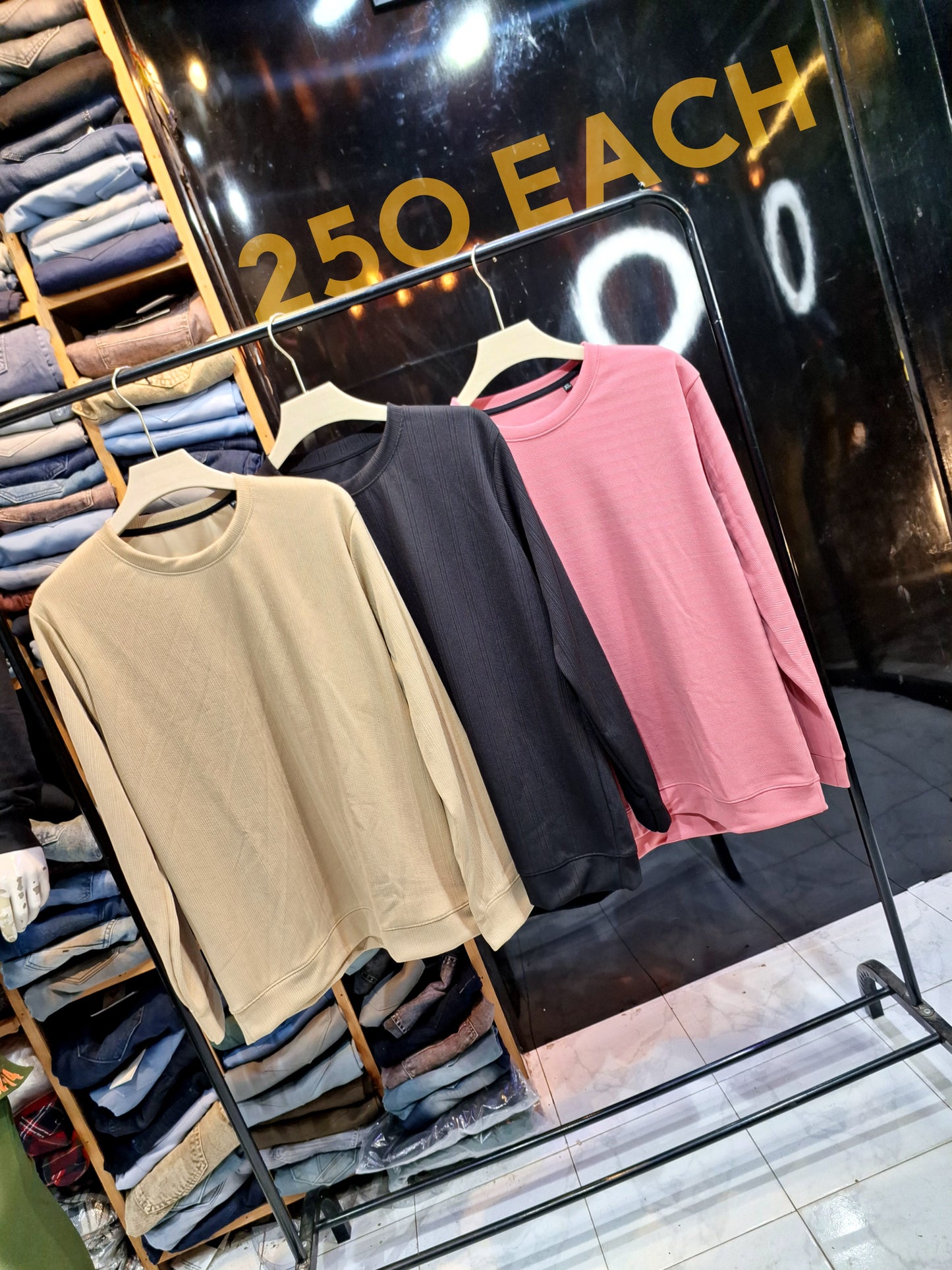 250 RANGE TEXTURED | GREY | PATTERN 1| FULL SLEEVE