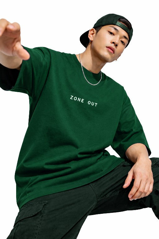 001 ZONEOUT  DESIGN OVERSIZED T SHIRT BY ATHEOS X BLACKOUT POLLACHI