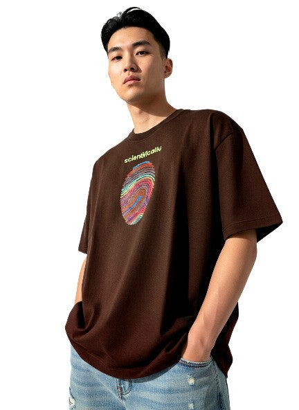03 SCIENTIFICALLY | PRINTED OVERSIZED T SHIRT