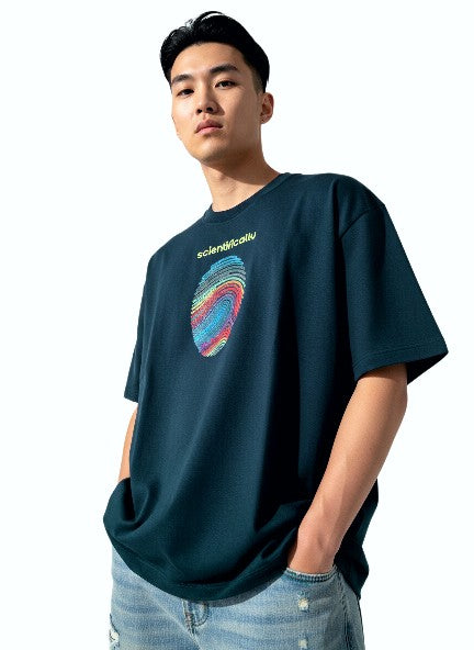 03 SCIENTIFICALLY | PRINTED OVERSIZED T SHIRT