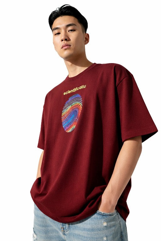 03 SCIENTIFICALLY | PRINTED OVERSIZED T SHIRT
