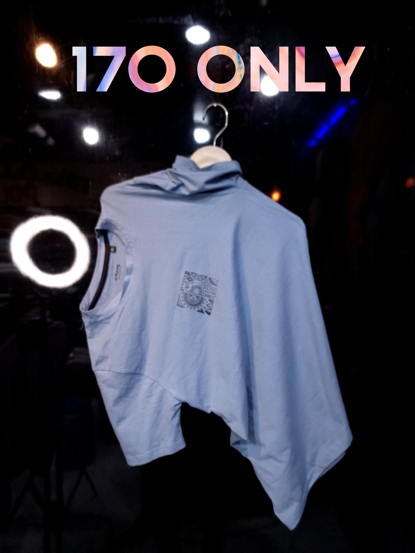 HALF HAND 170 RANGE T SHIRT LIGHT BLUE