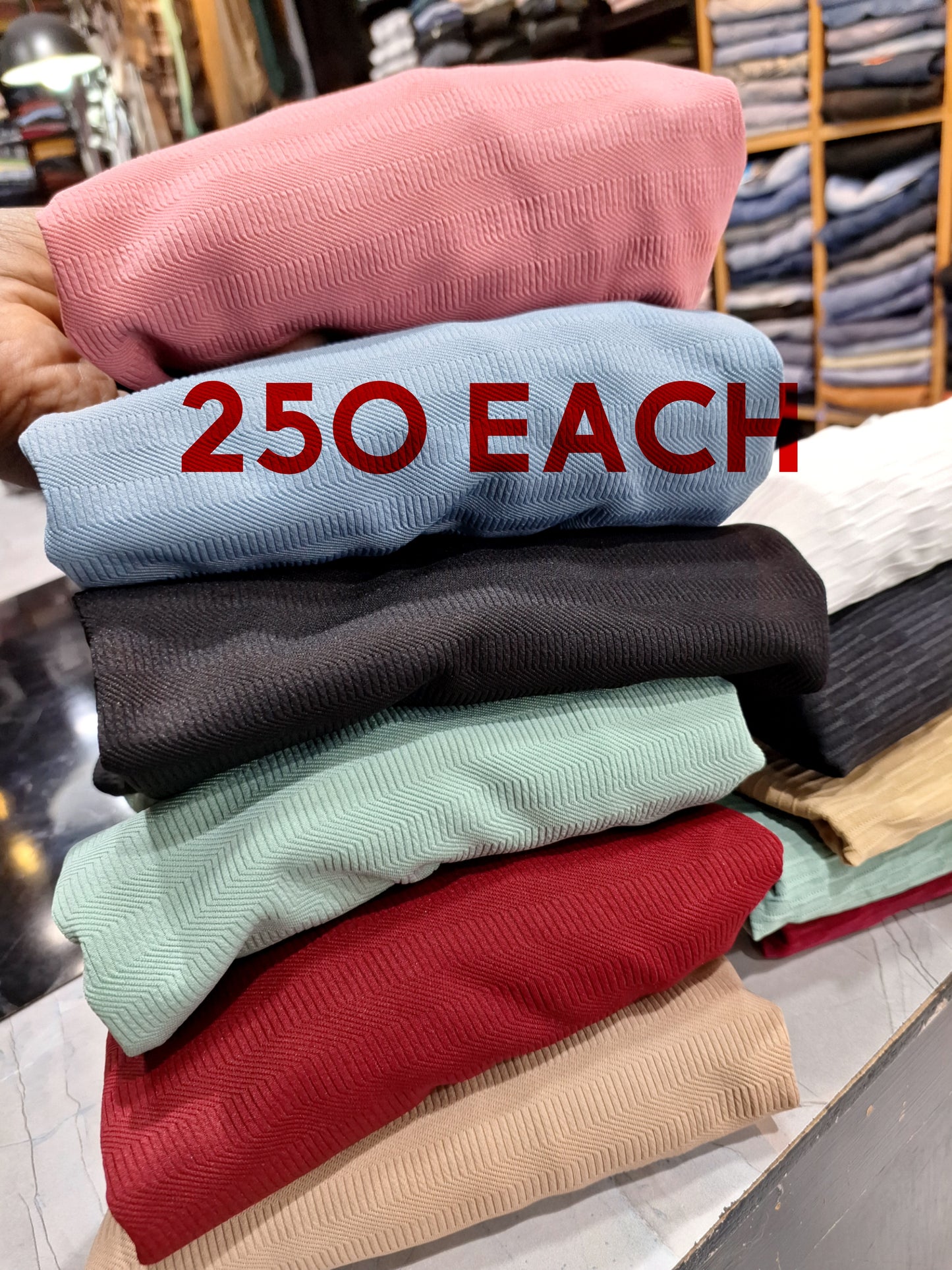 250 RANGE TEXTURED | PATTERN 1| FULL SLEEVE