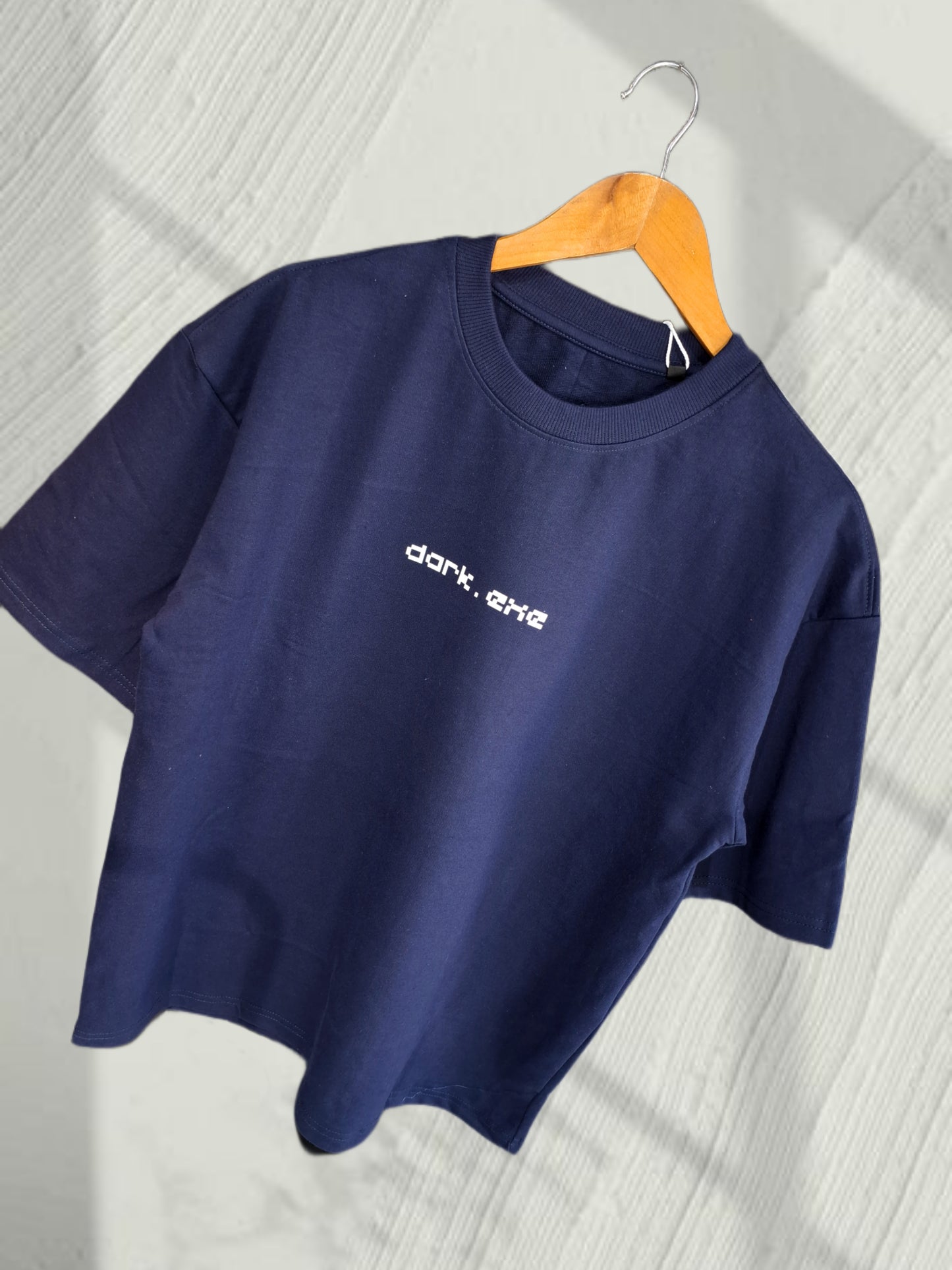 02 DARK.EXE PRINT OVERSIZED T SHIRT