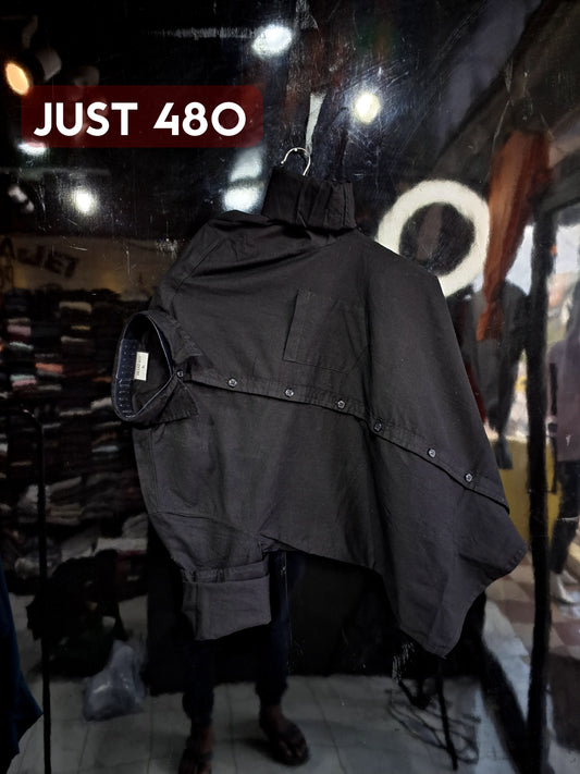 Z2 BLACK COLOR SOLID  SHIRT FOR MENS