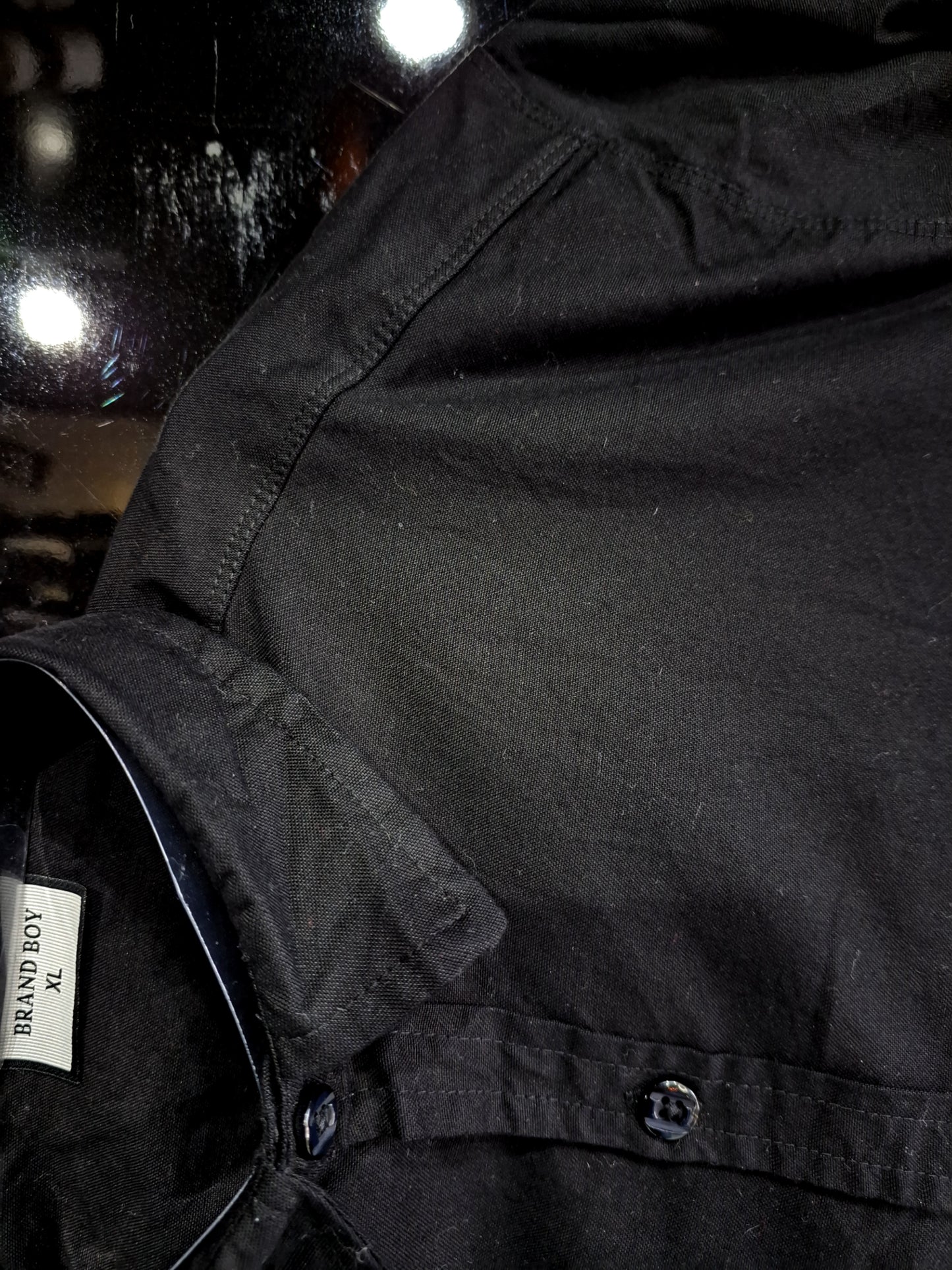 Z2 BLACK COLOR SOLID  SHIRT FOR MENS