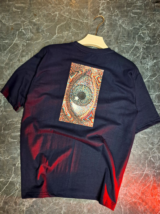 025 ZOOM EYE DESIGN OVERSIZED T SHIRT