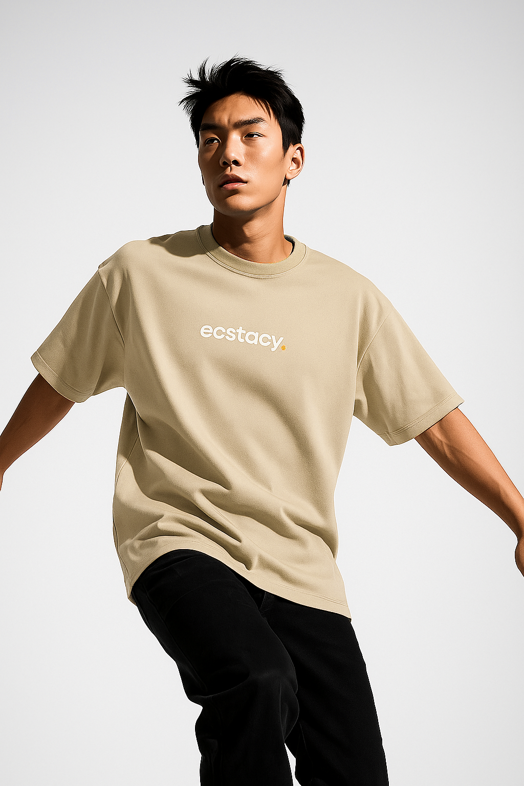 05 ECSTACY PRINT OVERSIZED T SHIRT