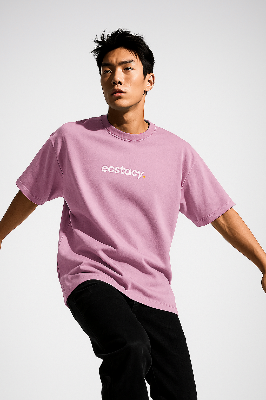05 ECSTACY PRINT OVERSIZED T SHIRT