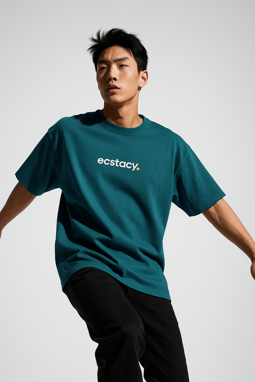 05 ECSTACY PRINT OVERSIZED T SHIRT