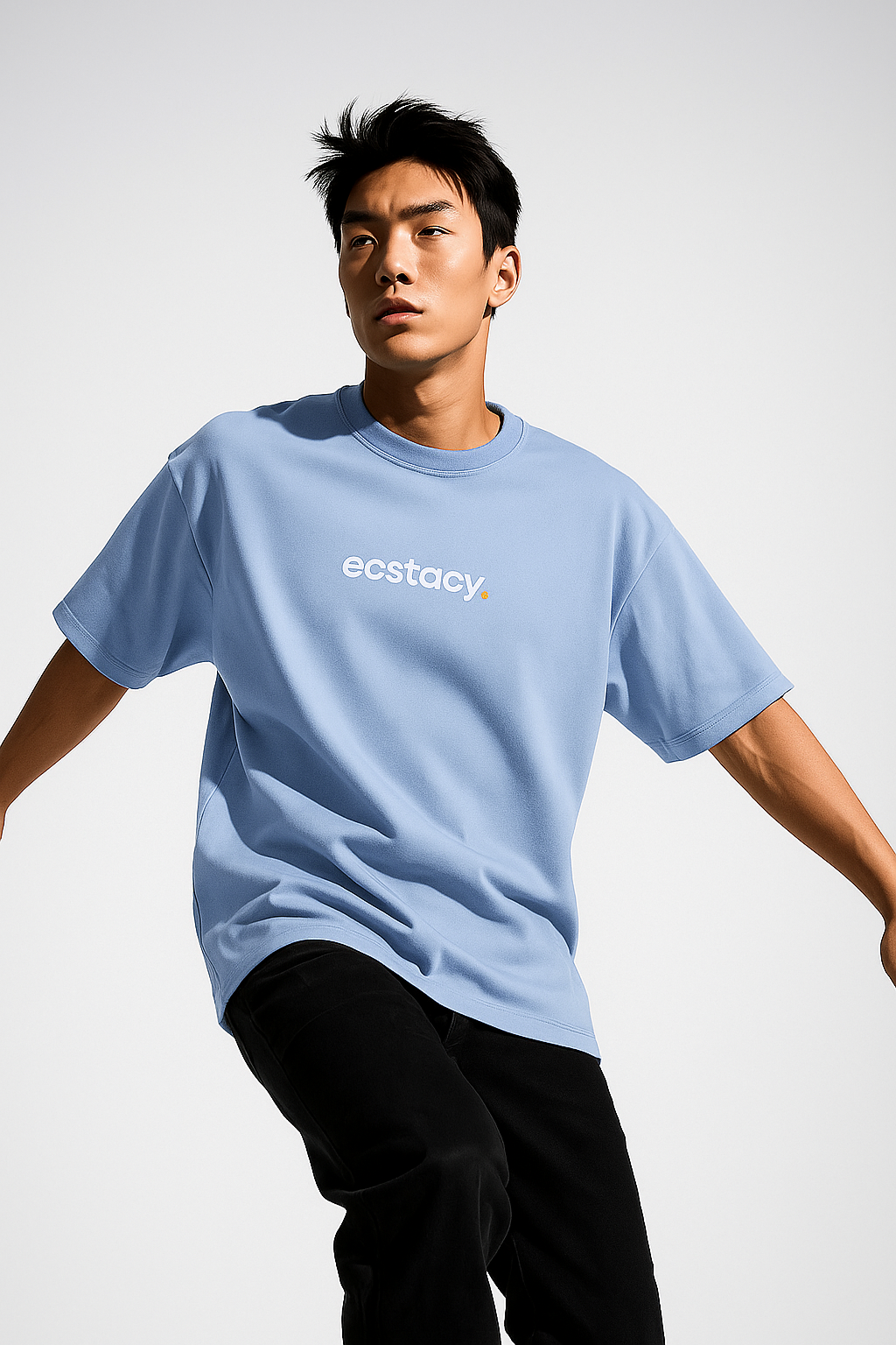 05 ECSTACY PRINT OVERSIZED T SHIRT