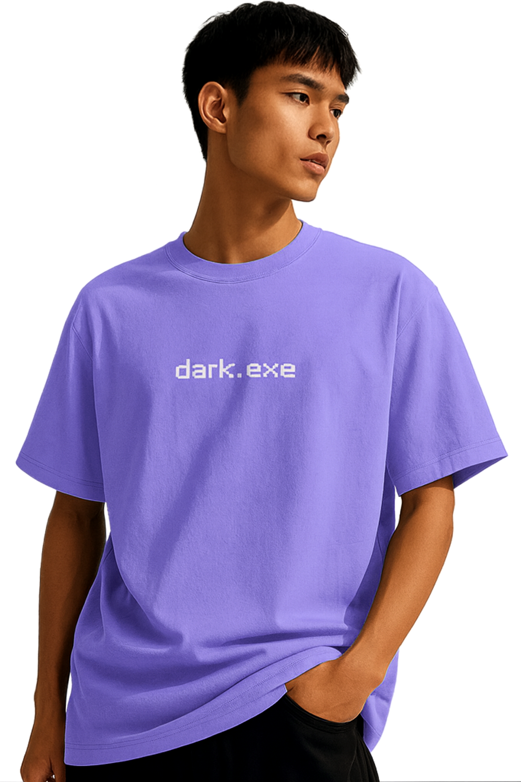 DARK.EXE DESIGN OVERSIZED T SHIRT BY ATHEOS X BLACKOUTPOLLACHI