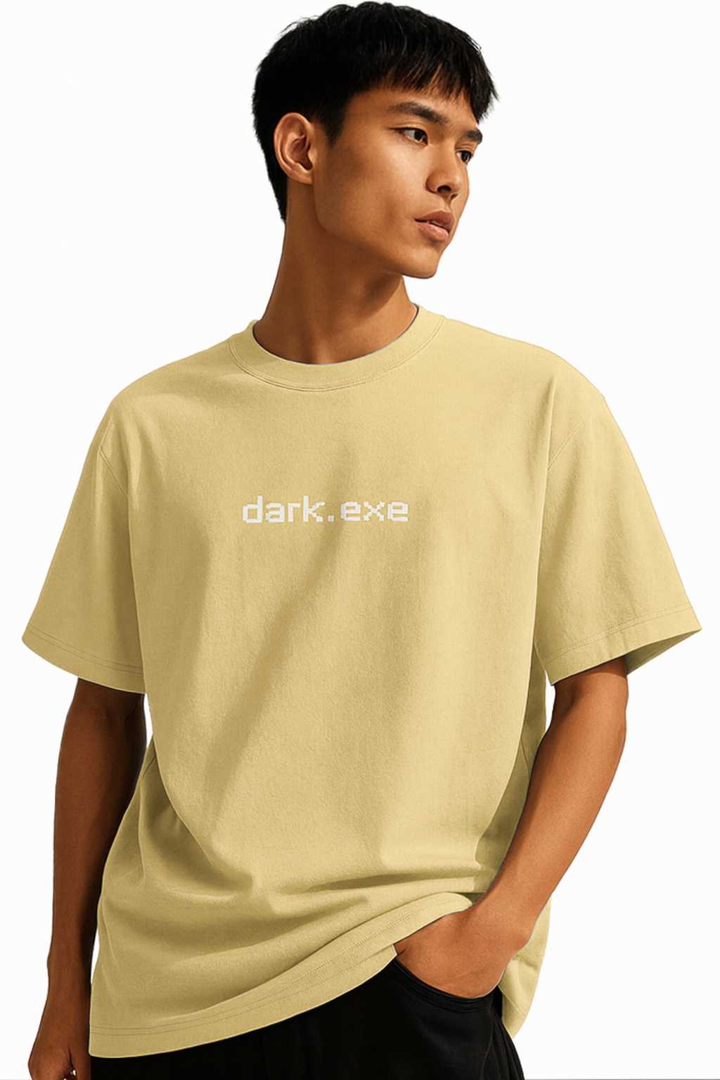 DARK.EXE DESIGN OVERSIZED T SHIRT BY ATHEOS X BLACKOUTPOLLACHI
