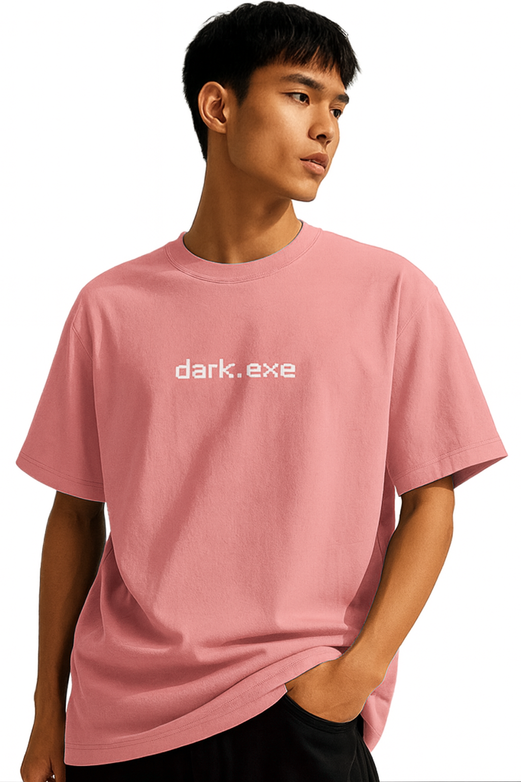 DARK.EXE DESIGN OVERSIZED T SHIRT BY ATHEOS X BLACKOUTPOLLACHI