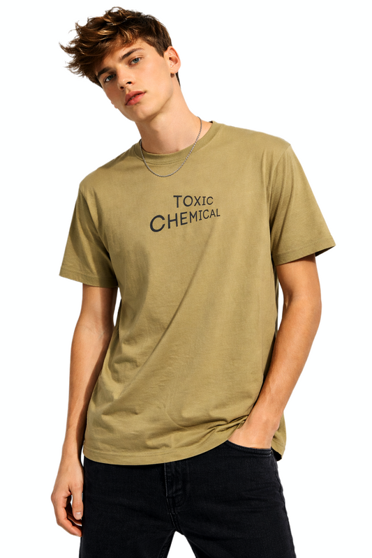 TOXIC CHEMICAL HALF SLEEVE PRINTED T SHIRT